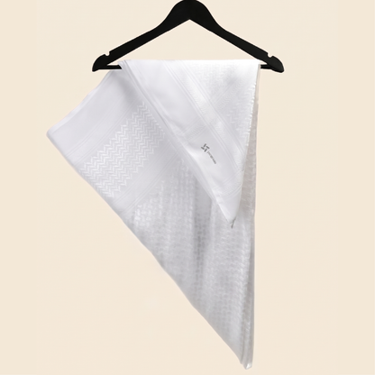 White Herringbone